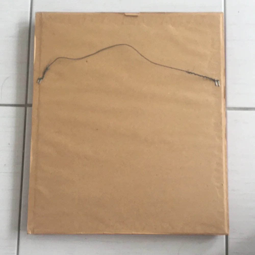 Framed Koi Fish Colourful Water Painting Print by Tracy Reid 1991 - Oak Frame - Picture 10 of 14